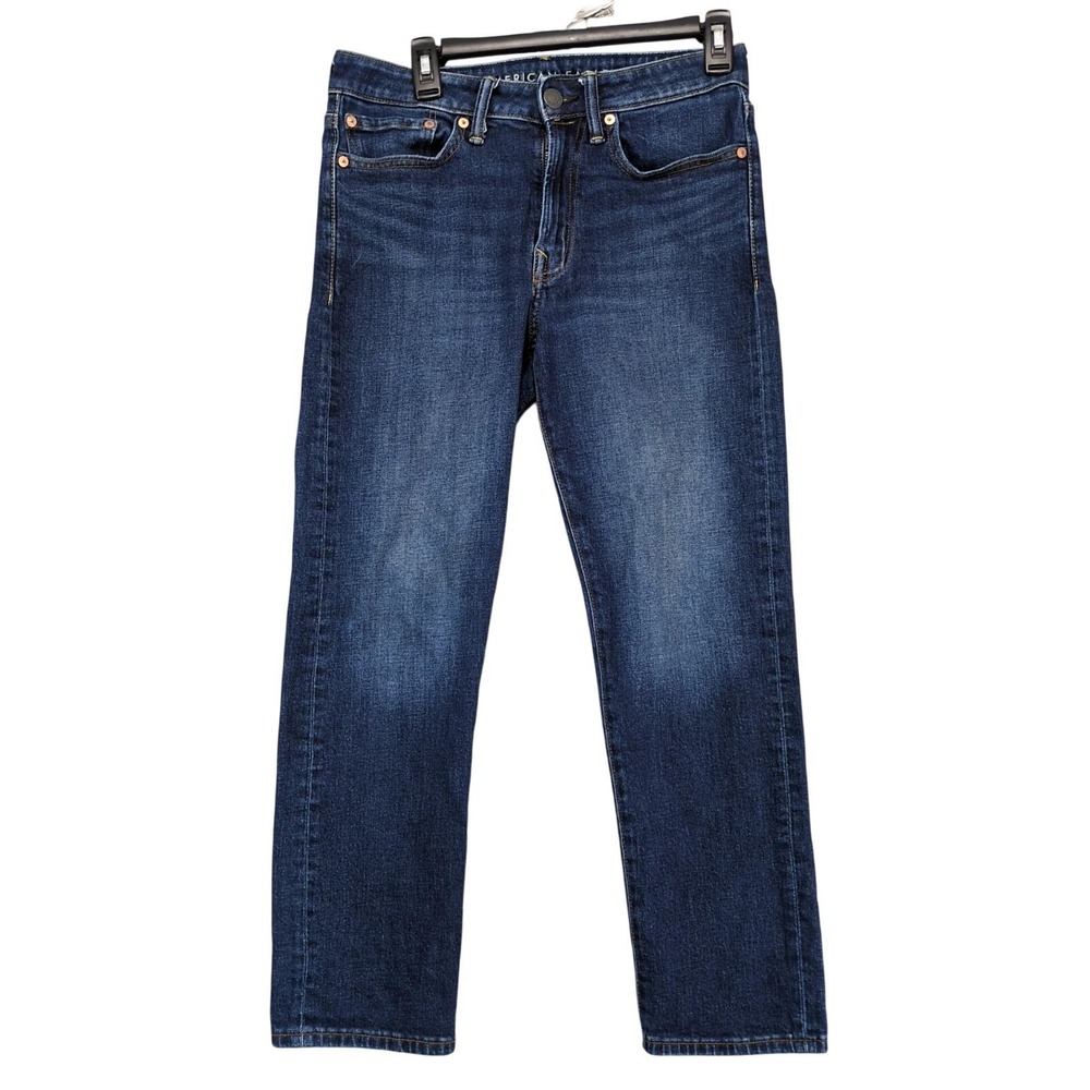 American Eagle AirFlex+ Original Straight Jeans Mens 28 (30x28" Fit) Dark Wash
